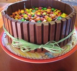 sjokoladekake med fløte