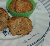 muffins med eple og havregryn