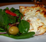 lasagne spenat fetaost och köttfärs