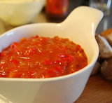 salsa paprika lök tomat