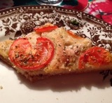 foccacia brød med tomat