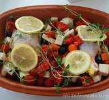 kylling i ovn med rotgrønnsaker