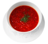 russisk rødbedesuppe