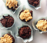 choklad fudge muffins