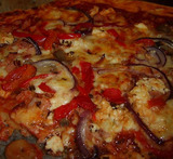 hemmagjord pizza pålägg