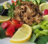 pulled chicken file