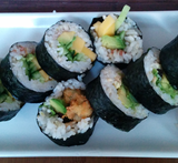 friterade sushi rullar