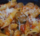 pasta med salsiccia och salvia