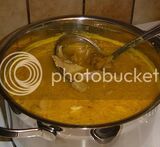 krämig kycklingsoppa med curry