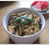 köttfärs grädde pasta