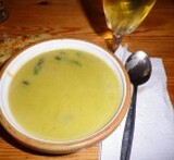 grøn aspargessuppe
