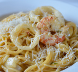 pasta med bläckfisk