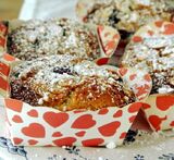 glutenfria muffins med hallon