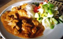 Indisk curry med oksekød