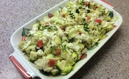 Salat med rabarber