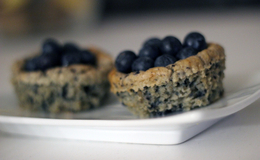 muffins blåbær