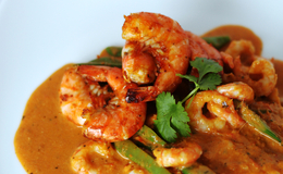 Hot curry scampi
