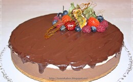 Sjokoladekake (dekorasjons kake)