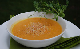Moron och sötpotatis soppa