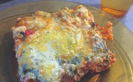 vegetarisk lasagne med linser
