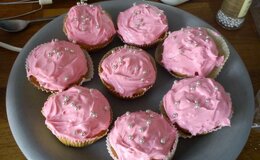 Rosa cupcakes