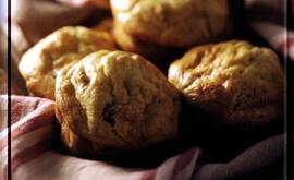 Muffins med potatis och russin