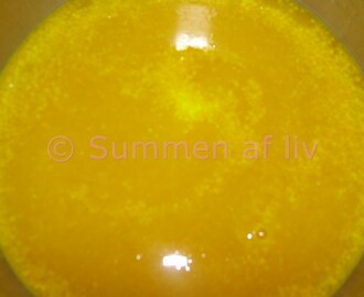 Sommerlig appelsinsmørcreme - Orange flavored buttercream