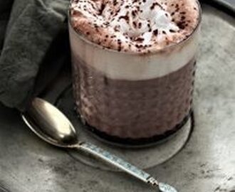 Mælke-fri kakao med vaniljeskum