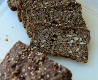 Groft, glutenfrit ”rugbrød”