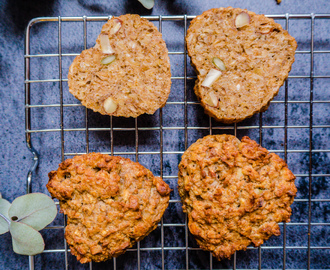 Havregrynsmuffins - Opskrift på sunde muffins med havregryn og banan