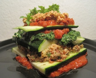 Raw lasagne