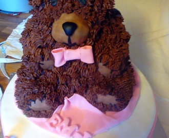 Teddy cake til Emilie 4 år