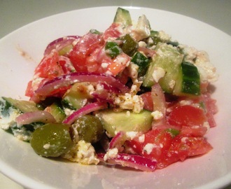 Græsk Salat - og nyt ugetema: Feta
