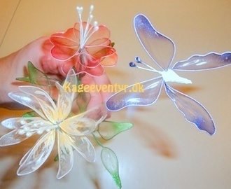 How to; gelatine flowers and butterflies