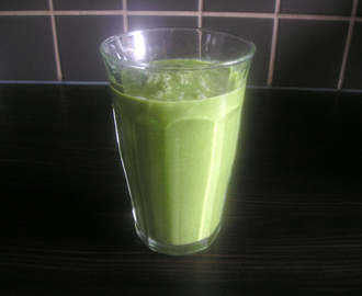 Grøn smoothie der giver energi