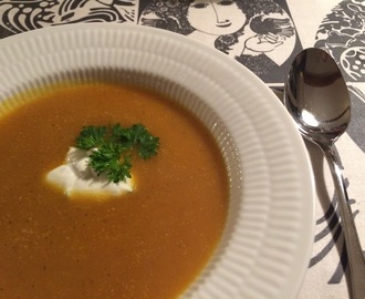 Græskar/jordskok-suppe