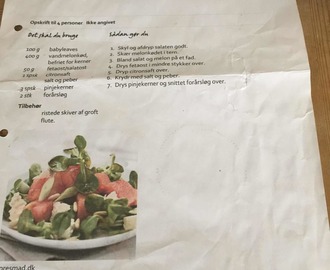 Vandmelon salat