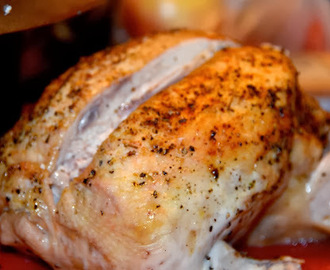 Helstegt kylling – på hverdagsmåden