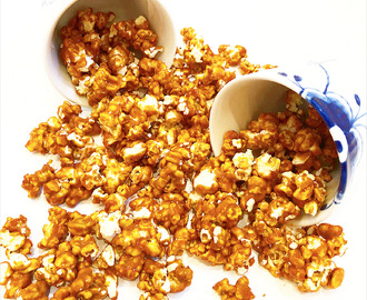 Karamelliserede popcorn