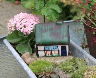 Minihus og have i haven