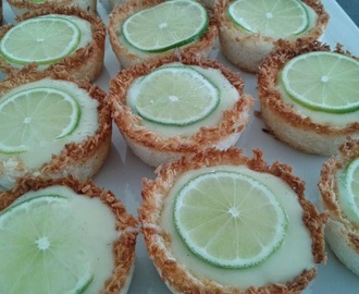 Lime-Kokos tærter