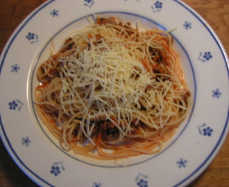 Spaghetti bolognese a la Olga