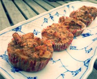 Æblemuffins med kanel