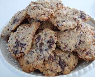 Cookies med 2 slags chokolade