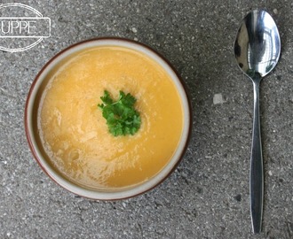 Suppe med selleri og søde kartofler