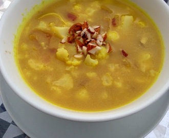 Blomkål Karry Suppe