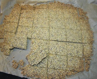 glutenfri quinoaknækbrød med chia og hampefrø