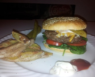 Søndags Burger på en mandag :-)