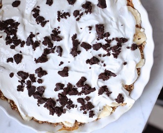 Banoffee Pie - med granolabunn og yoghurtkrem