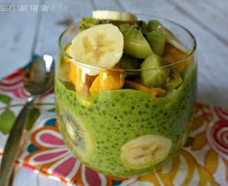 Green Chia Pudding (Healthy and Sugar-Free)